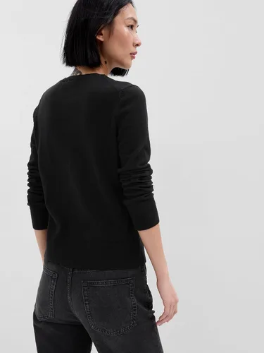 Vista 2 de GAP Cárdigan de cuello redondo para mujer