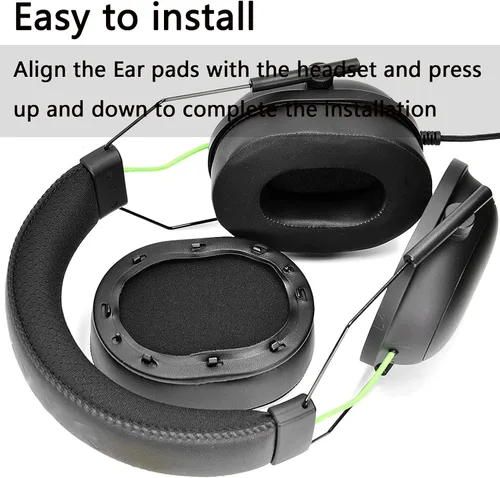 Vista 5 de Defean Almohadillas de gel refrescante para auriculares Razer BlackShark V2