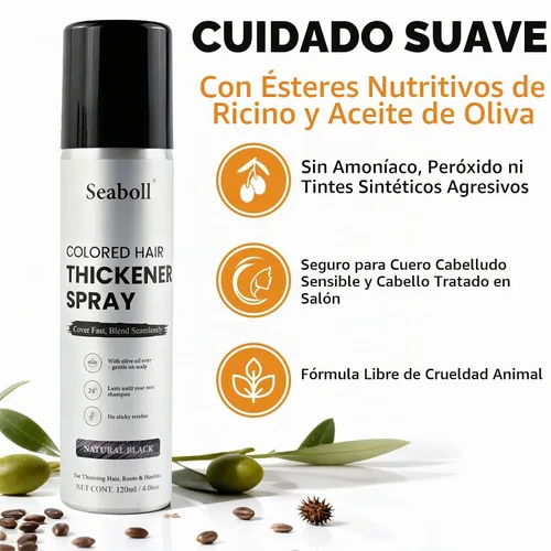 Vista 4 de Root Touch Up - Spray de color para el cabello, 4 onzas, para mujeres y hombres, marrón claro