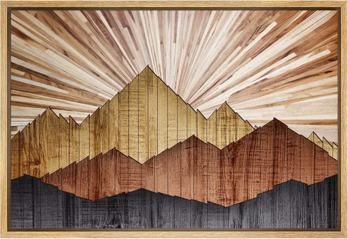 Vista 29 de SIGNWIN Lienzo enmarcado para pared, decoración de habitación preparada, guepardo africano, gato, caricatura, dibujos de naturaleza, animales