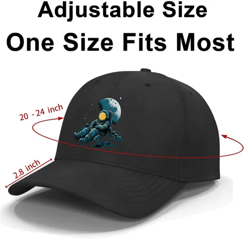 Vista 4 de Gorra de béisbol unisex para papá, gorra de atletismo para adultos, ajustable
