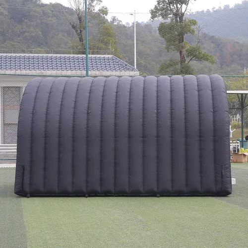 Vista 5 de SAYOK Túnel inflable de 16.8 pies, entrada de túnel deportivo, túnel deportivo, tienda de campaña inflable de túnel de fútbol con soplador