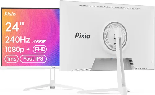 Vista 25 de Pixio PX246 Wave Beige 24 pulgadas 120Hz Frecuencia de Actualización Resolución FHD 1080p Panel IPS 4ms GTG Tiempo de Respuesta Monitor