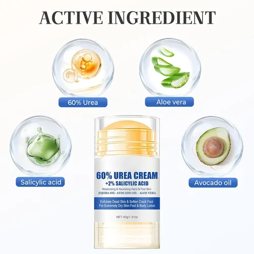 Vista 6 de Crema Hidratante y Antigrietas para Pies, Crema de 2025 ml Hidratante y Alivio de Grietas y Sequedad para Pies, Crema de Reparación para Manos