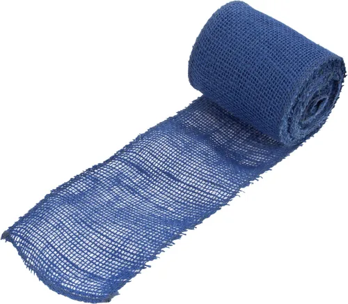Vista 10 de JubileeYarn - Cinta de yute de arpillera para manualidades, 5.5 pulgadas x 10 yardas, color negro, 1 rollo