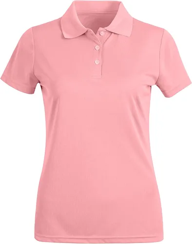 Vista 8 de MOHEEN Polo de manga corta de secado rápido para mujer, absorbe la humedad, polo de golf atlético Negro