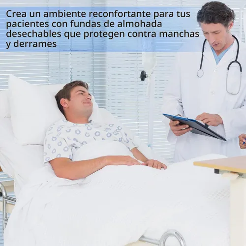 Vista 4 de Oudain - 20 fundas de almohada desechables de 32 x 20 pulgadas