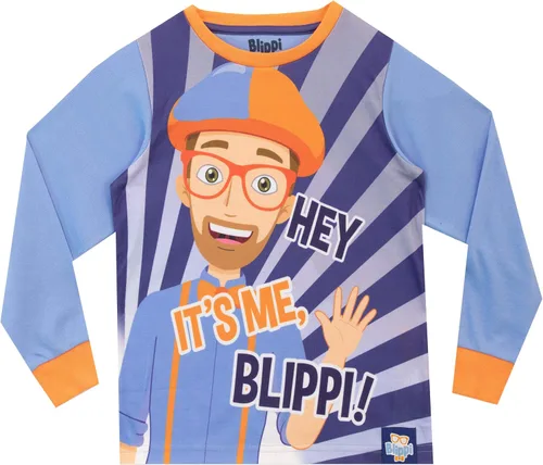 Vista 2 de Blippi Pijama para niños, Naranja