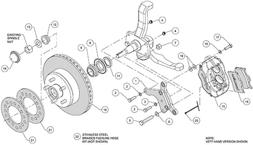 Vista 3 de Kit Freno Delantero Ford 54- 56 FDL