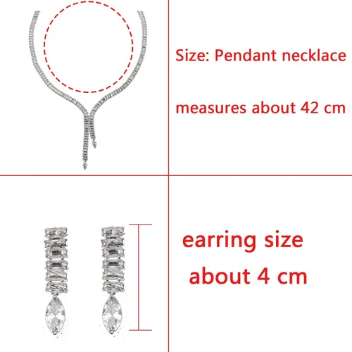 Vista 2 de Collar con colgante de circonita cúbica para niñas y mujeres, collar de letras delicadas para mujeres y niñas, conjunto de joyas para mujeres