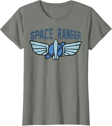 Vista 10 de Disney Pixar Toy Story 4 Buzz Lightyear Space Ranger Badge - Camiseta, Negro, S