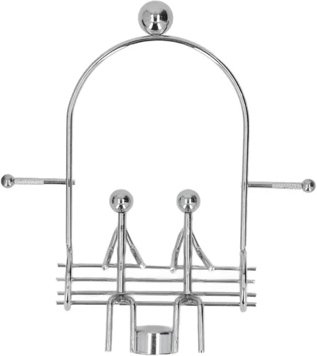 Vista 4 de KENANLAN Bolas de equilibrio, bolas de equilibrio de metal para parejas, bolas de equilibrio de péndulo, juguetes divertidos de ciencia física