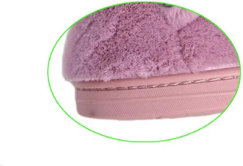 Vista 6 de LANFIRE Zapatillas de algodón para adultos y niños, zapatillas de hipopótamo, pantuflas para el hogar, pantuflas de felpa para animales