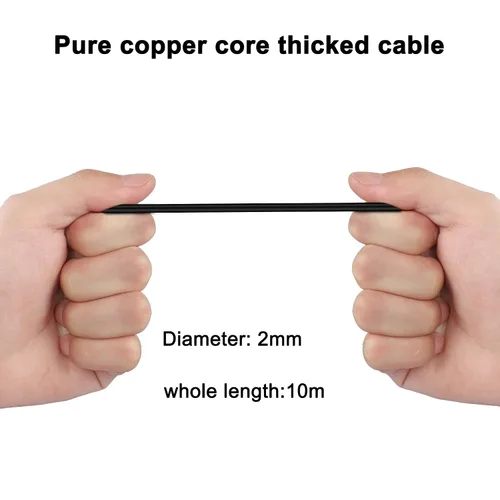 Vista 5 de MEIRYFA - Cable de cámara de visión trasera de 4 pines, cable de 4 pines macho a macho de 0.098 pulgadas, cable de extensión de espejo retrovisor