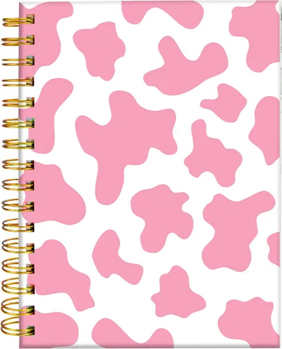 Vista 8 de iampanda Cuaderno de diario en espiral, encuadernación fuerte de doble alambre con papel de primera calidad para niñas y mujeres, 60 hojas A5
