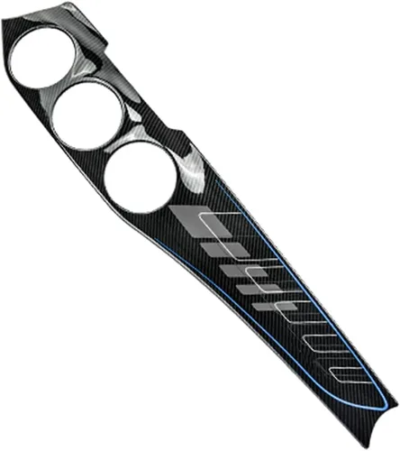 Vista 5 de Cubierta decorativa para salpicadero de Mercedes Benz GLA (X156) 2013-2017 GLA180 GLA200 GLA220 GLA250 (negro + línea azul)