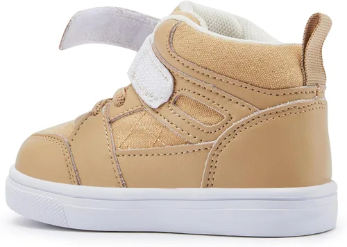 Vista 4 de BMCiTYBM Zapatos para bebé niño y niña, suaves, antideslizantes, ligeros, para caminar por el primer paso de 6, 9, 12, 18, 24 meses