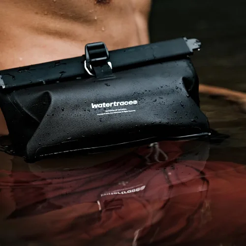 Vista 2 de Riñonera impermeable Riñonera impermeable Riñonera Canoa Kayak Rafting Surfing Natación Boating Paddle Board IPX8 (negro)