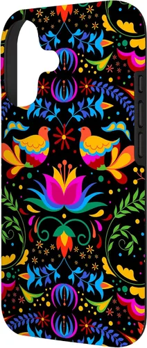 Vista 2 de Funda para iPhone 17 de Mexican Heritage Otomi Pride Love Peace Doves