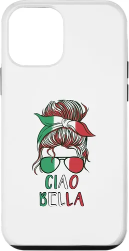 Vista 16 de Ciao Bella Italian Woman with Sunglasses Flag Italy Colors Case for iPhone 17