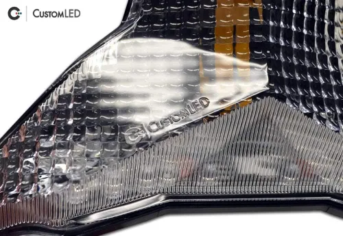 Vista 4 de Luz trasera LED integrada Kawasaki Ninja 400 Blaster-X 2018-2023 (lente transparente)