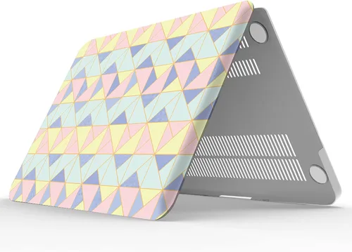 Vista 5 de IBENZER Compatible con MacBook Pro de 13 pulgadas A1278 Release 2012-2008, carcasa rígida de plástico con cubierta de teclado para Apple versión