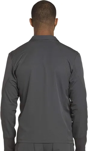 Vista 5 de Dickies Dynamix Men Warm Up Scrubs Jacket Zip Front DK310