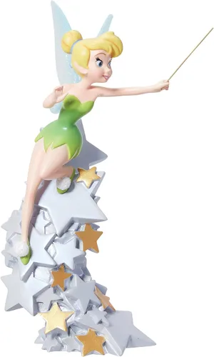Vista 2 de Enesco Disney Showcase 100 Years of Wonder Tinker Bell - Figura de estrellas, multicolor de 6.5 pulgadas