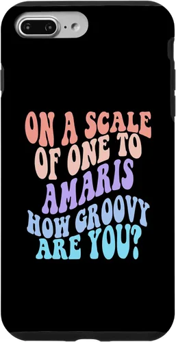 Vista 9 de iPhone 14 AMARIS Cute Retro Girls Groovy AMARIS Personalized Name Case