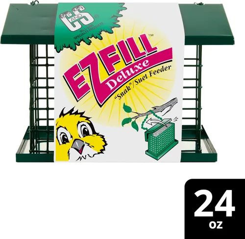 Vista 8 de C&S CS750 EZ Fill Comedero de bocadillos de lujo TM/sebo, Verde