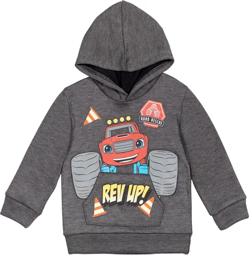 Vista 2 de Blaze and the Monster Machines Zeg Stripes Pickle - Conjunto de sudadera con capucha y pantalones deportivos para niños pequeños a grandes