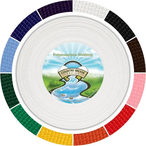 Vista 14 de Country Brook Design - Correa de polipropileno (Polypro) de 1/2 pulgada Negro