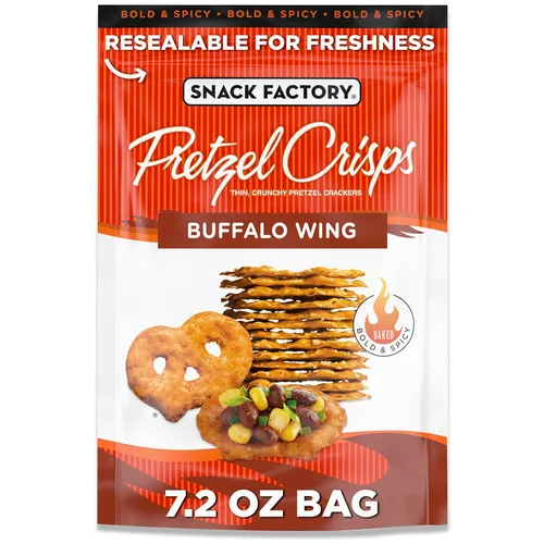 Vista 11 de Snack Factory Pretzel Crisps - Sabor original