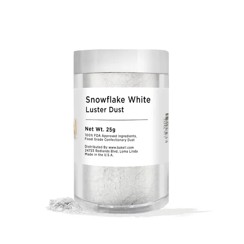 Vista 14 de BAKELL - Polvo colorante Luster Dust comestible Christmas Green, certificado Kosher, pintura y polvo 100 % comestible, de grado alimenticio, pintura
