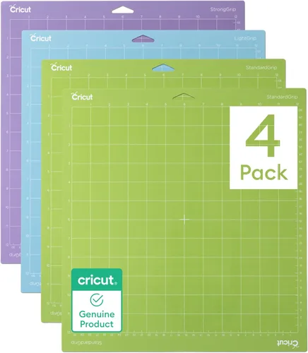 Vista 6 de Cricut calcomanía Back esteras 12"x12" de corte 3/pkg-green, Azul y Morado