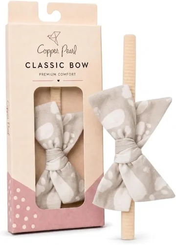 Vista 5 de Copper Pearl Classic Baby Bow Headbands - Limited Collection