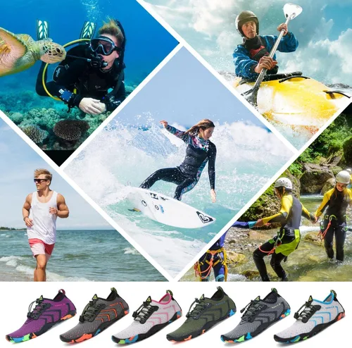 Vista 7 de SAGUARO Zapatos deportivos acuáticos unisex de secado rápido para playa, piscina, mar
