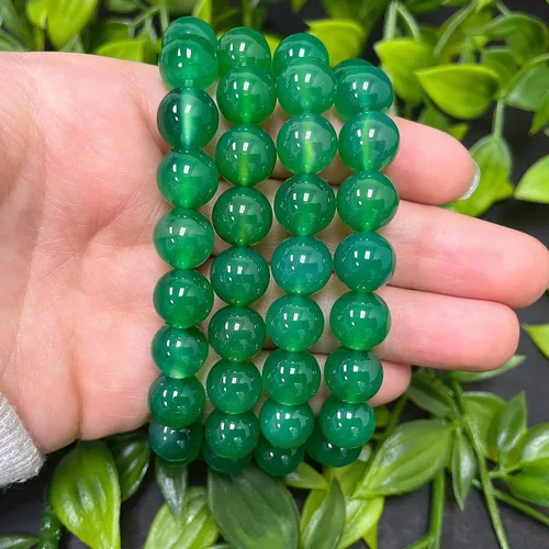 Vista 272 de Gem Avenue Handmade Round Bead Stretch Bracelet Unisex Natural Stone Beaded Jewelry for Men & Women, Elastic Wristband for Daily Wear