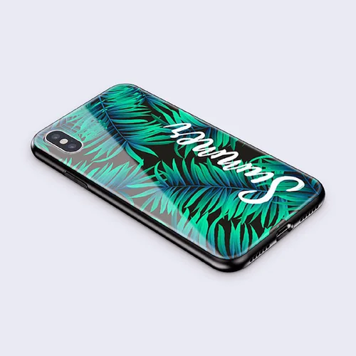 Vista 7 de Funda de vidrio templado con foto personalizada para Samsung Galaxy S9 S10 S20 S21 S22 Plus Ultra Note 10 20, imagen personalizada 9H parte trasera