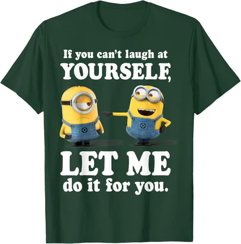 Vista 69 de Camiseta gráfica de Minions de Mi villano favorito: Ríete de ti mismo Negro