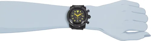 Vista 2 de Glam Rock gr61112de Miami Beach de la mujer cronógrafo negro Dial negro silicona reloj