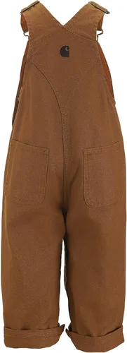Vista 3 de Carhartt Peto - Overol para niño, Peto, 3T, Carhartt Brown