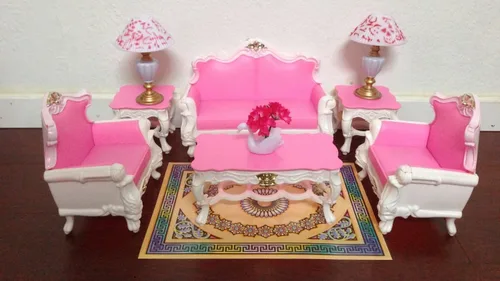 Vista 2 de My Fancy Life - Muebles de casa de muñecas - Juego de sala de estar de lujo