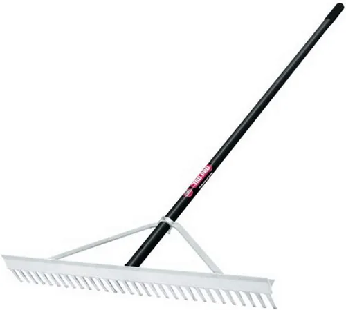 Vista 4 de Truper 31353 Tru Built - Rastrillo de arco soldado con 14 dientes, mango de madera