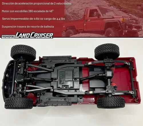 Vista 3 de WPLDEWAN MN82 RC Rock Crawler 4x4 Toyota Land Cruiser Remote Control Truck