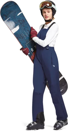 Vista 5 de BALEAF Women's Insulated Waterproof Ski Bib Overalls Snow Windproof Snowboarding Pant