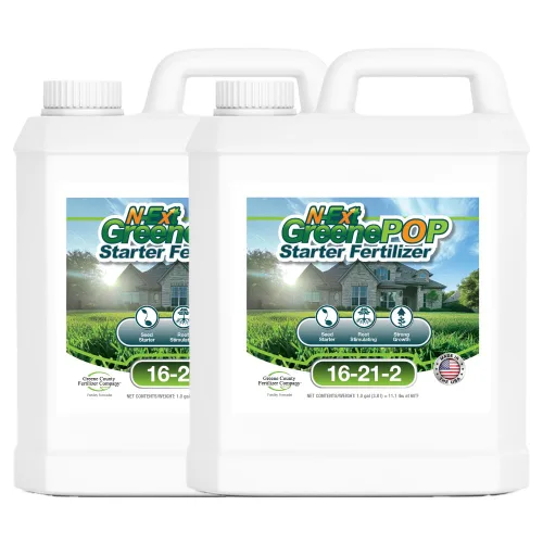 Vista 4 de 16-21-2 GreenePOP Fertilizante líquido iniciador – 1 cuarto de galón (32 oz = cubre hasta 2,000 pies cuadrados) bioestimulante con algas marinas