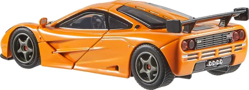Vista 4 de Hot Wheels Vehículo McLaren F1 GTR 1995 a escala 1:43 prémium Réplica con licencia oficial a escala 1:64 para coleccionistas adultos, neumáticos
