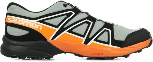 Vista 4 de Zapatillas de running Salomon Speedcross J Trail Ciruela CaspiaAzul de Noche