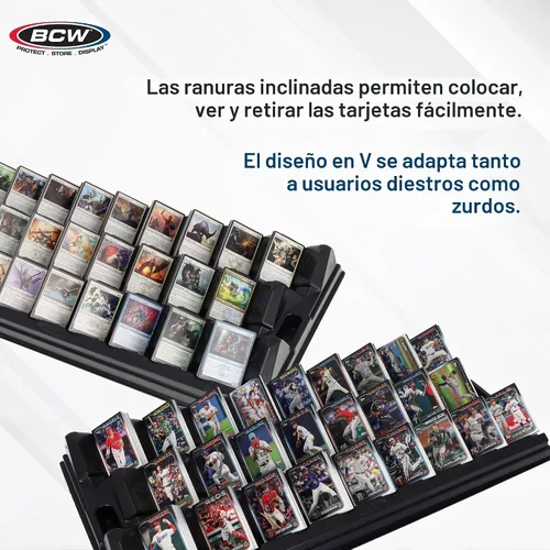 Vista 4 de BCW SafeSort - Bandeja clasificadora de tarjetas, 26 celdas alfabetizadas